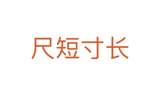 尺短寸長(zhǎng)