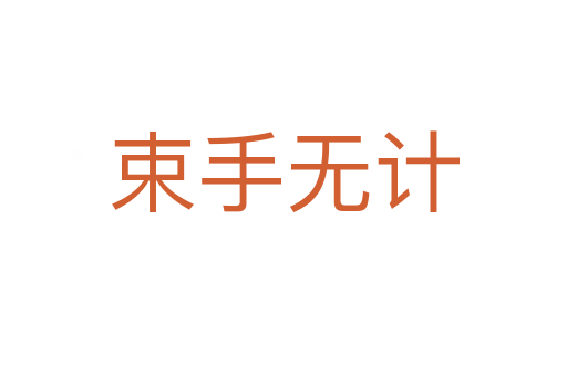 束手無計(jì)