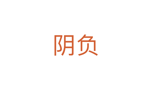 陰負(fù)