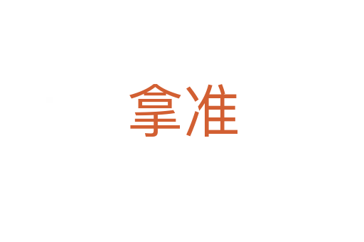 拿準(zhǔn)