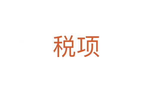 稅項(xiàng)