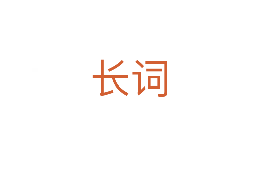 長(zhǎng)詞