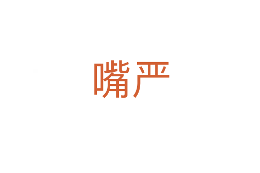 嘴嚴(yán)