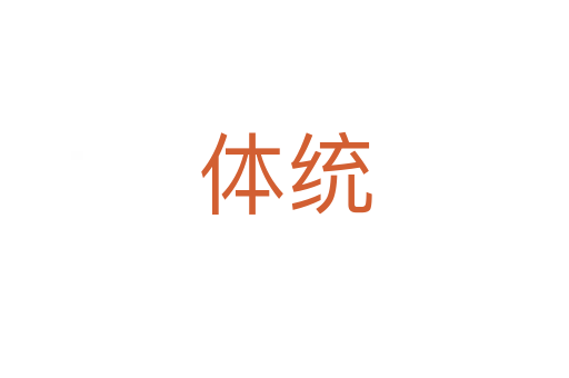 體統(tǒng)