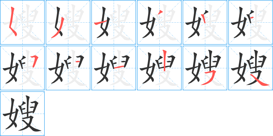 嫂的筆順?lè)植窖菔?>
					
                    <hr />
                    <h2>嫂的基本信息</h2>
                    <div   id=