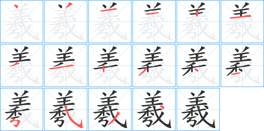 羲的筆順?lè)植窖菔?>
					
                    <hr />
                    <h2>羲的基本信息</h2>
                    <div   id=