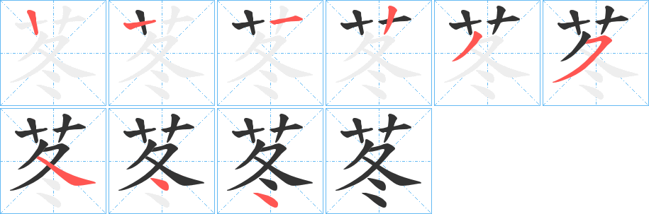 苳的筆順?lè)植窖菔?>
					
                    <hr />
                    <h2>苳的基本信息</h2>
                    <div   id=