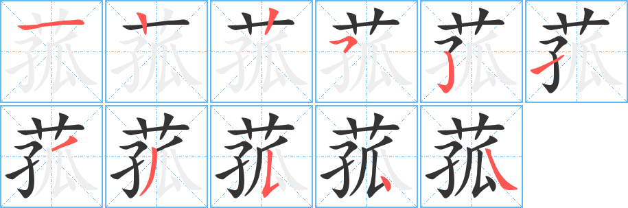 菰的筆順?lè)植窖菔?>
					
                    <hr />
                    <h2>菰的基本信息</h2>
                    <div   id=