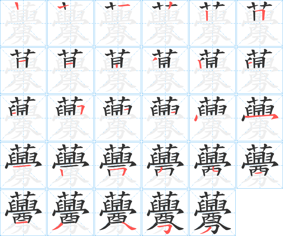 虋的筆順?lè)植窖菔?>
					
                    <hr />
                    <h2>虋的基本信息</h2>
                    <div   id=