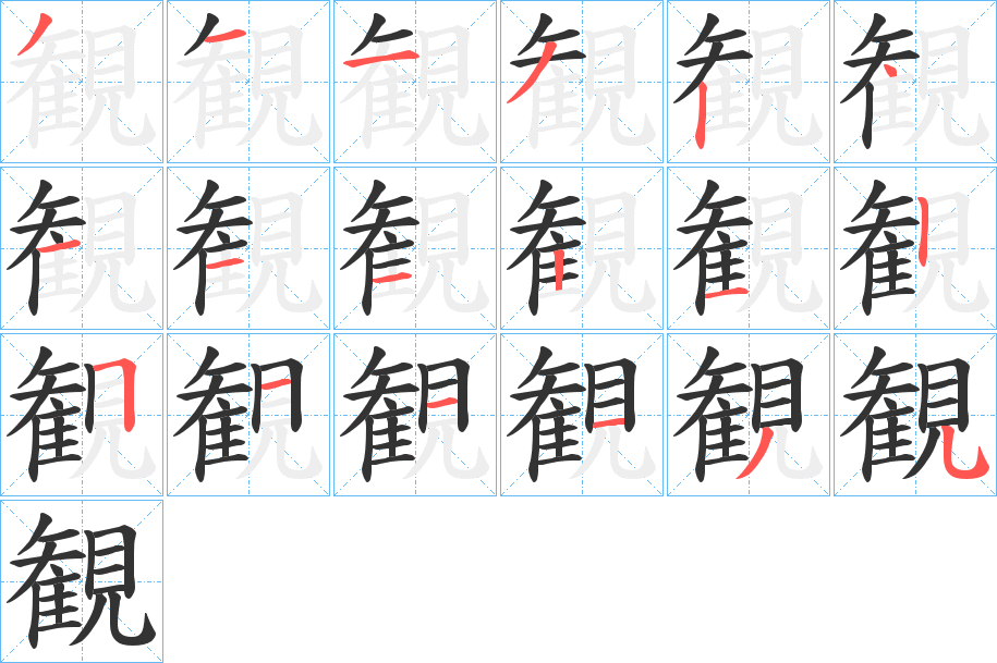 観的筆順?lè)植窖菔?>
					
                    <hr />
                    <h2>観的基本信息</h2>
                    <div   id=