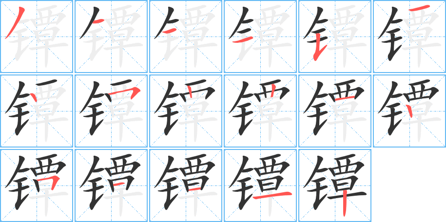 鐔的筆順?lè)植窖菔?>
					
                    <hr />
                    <h2>鐔的基本信息</h2>
                    <div   id=