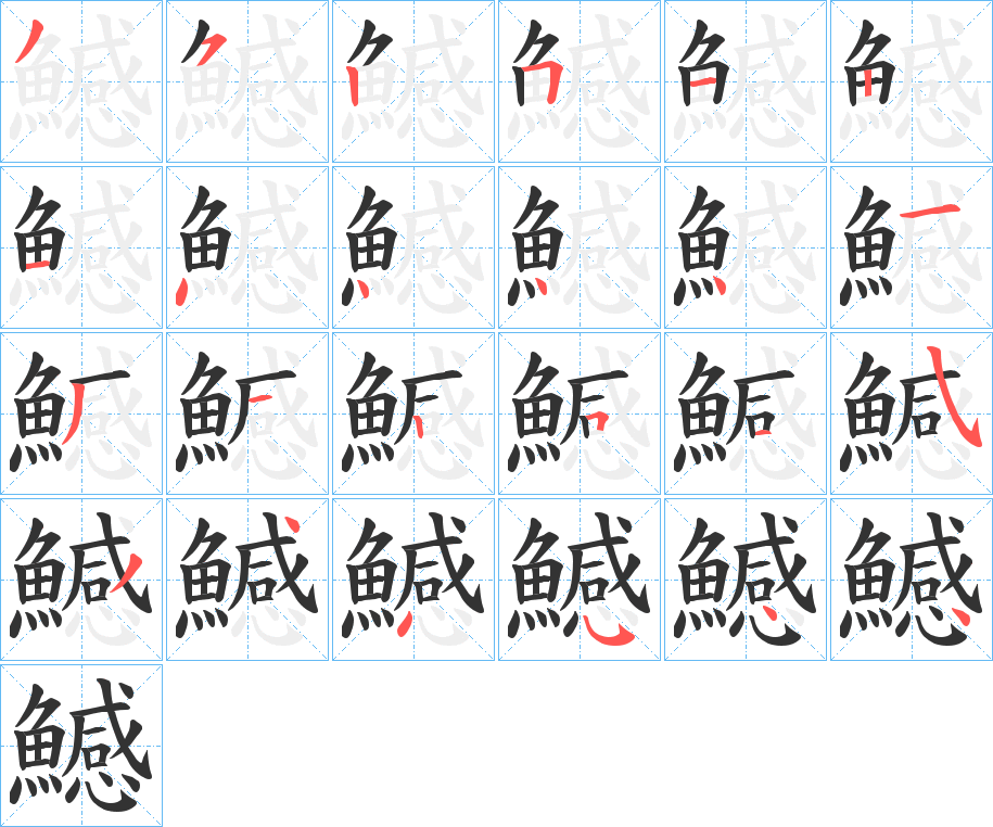 鱤的筆順?lè)植窖菔?>
					
                    <hr />
                    <h2>鱤的基本信息</h2>
                    <div   id=